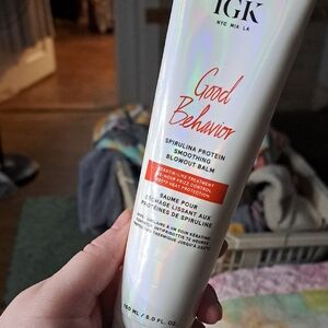 Sephora IGK Good Behavior  Spirulina Protein Smoothing Blowout Balm